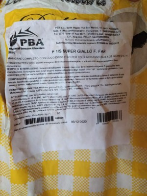 Mangime Pulcini.jpeg (110.97 KiB) Osservato 987 volte Mangime Pulcini.jpeg