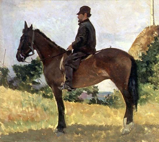 Giovanni Fattori _ Diego Martelli mounted on horseback.jpg Giovanni Fattori _ Diego Martelli mounted on horseback.jpg