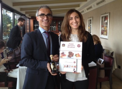 Federico Desimoni e Rosa Giglio durante la presentazione di oggi a Milano.jpg