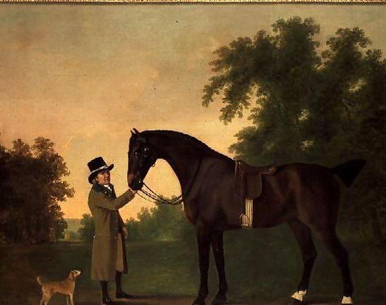 John Boultbee _ Portrait of Edward Wilmot Esq with Bay Hunter and Terrier in Stubton Park.JPG