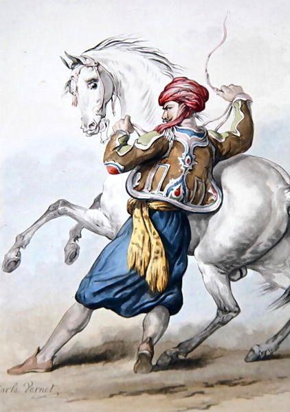 Carle Vernet _ A Persian tries to overcome a French Horse.jpg