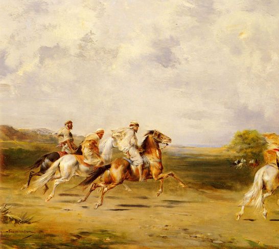 Eugene Fromentin _ Arab Horsemen.jpg