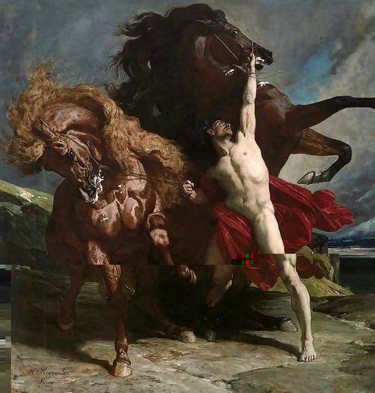 Henri Alexandre Georges Régnault _ Automedon with the Horses of Achilles 1868.jpg