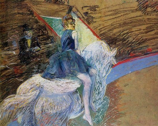 Henri De Toulouse-Lautrec _ At The Cirque Fernando Rider On A White Horse.jpg