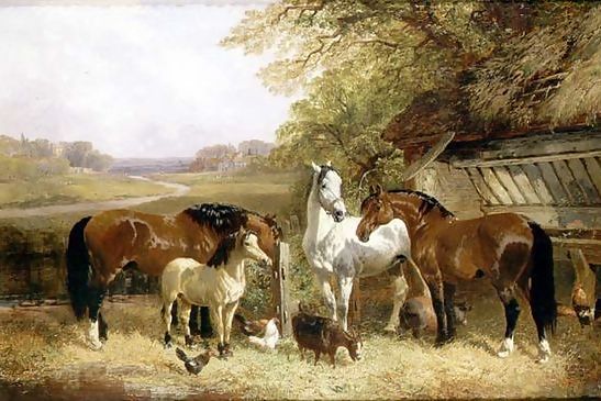 John Frederick Herring, Jnr. _ Farm Animals in a Landscape.jpg