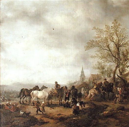 Philips Wouwerman _ A Horse Fair.jpg