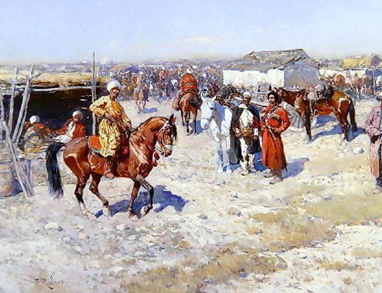 Franz Roubaud _ Central Asian Horse Market.jpg