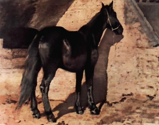 Giovanni Fattori _ Black horse in the sun.jpg