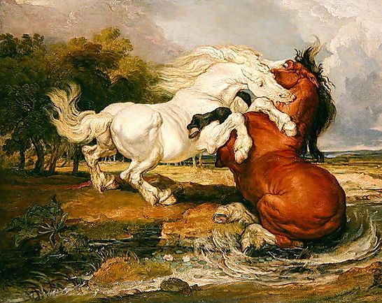 James Ward _ Fighting Horses, 1808.jpg