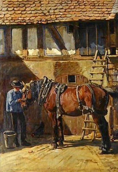 Karl Gottlieb Lenz _ Farmer with Horse.jpg