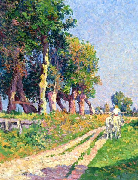 Maximilien Luce _ Eragny, Horse on a Sunny Path.jpg