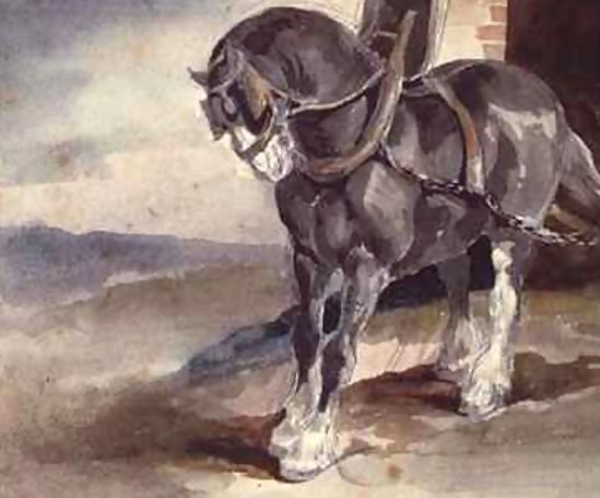 Theodore Gericault _ Draft horse by a house.jpg