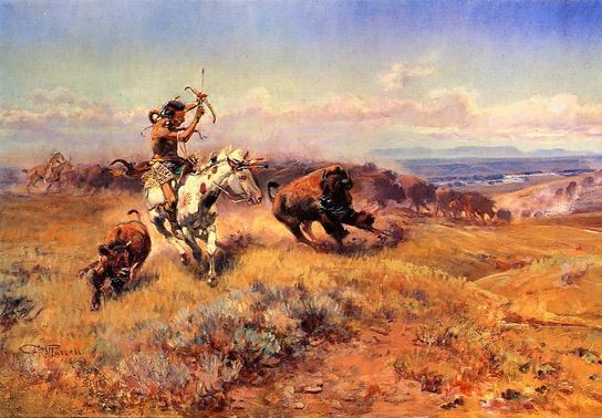 Charles Marion Russell _ Horse of the Hunter (or Fresh Meat).jpg