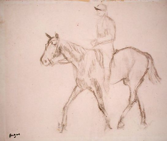 Edgar Degas _ Horse and Jockey.jpg