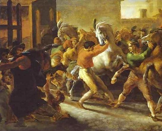 Theodore Gericault _ Horse Races in Rome.jpg