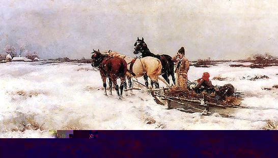 Laszlo Pataky _ Horse-drawn Sleigh.jpg