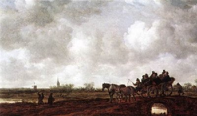 Jan van Goyen _ Horse Cart on a Bridge 1648.jpg