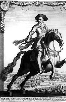 Jacob van der Heyden _ Gustavus Adolphus II King of Sweden on Horseback.jpg