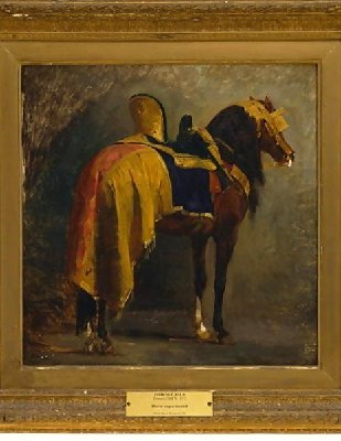 Isidore Alexandre Augustin Pils _ Horse Caparisoned, c.1860.jpg