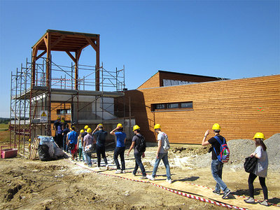 Nuovo Centro Visite in costruzione.JPG